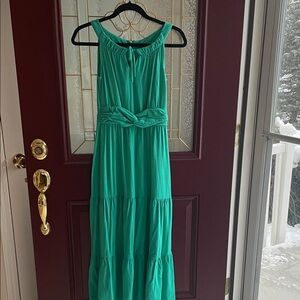 Talbots Teal Maxi Dress